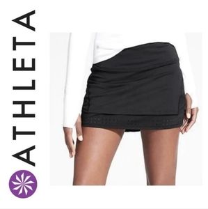 Athleta Black Stealth Trucool Athletic Active Skort Size XS